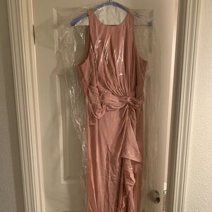 Pink bridesmaids dress